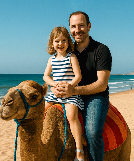 Family Explorer Camel Ride